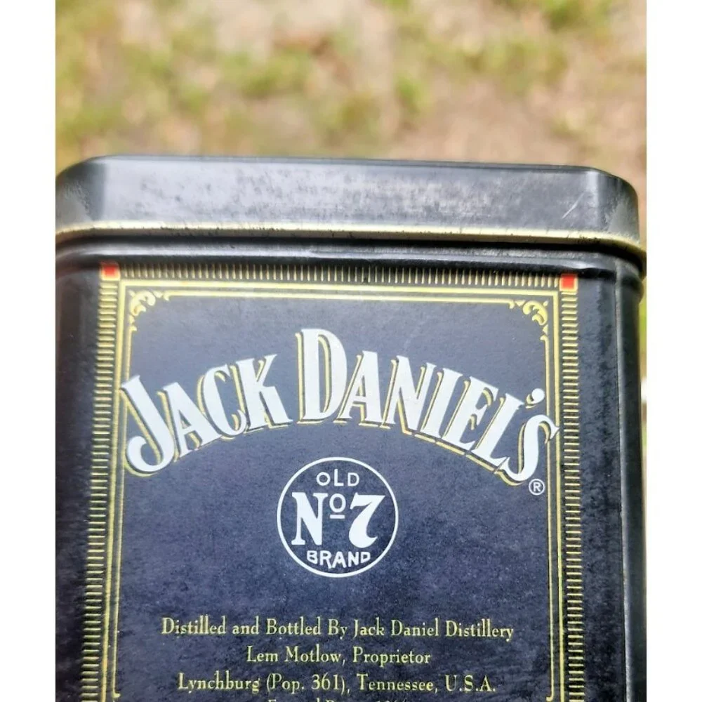 Vintage JACK DANIELS Tin box OLD No 7  WHISKEY HERITAGE‎ SERIES w/swizzle sticks